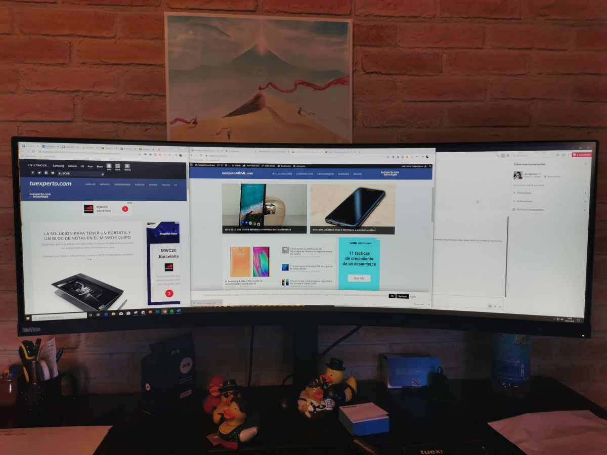 Lenovo ThinkVision P44w-10, experiencia de uso del monitor ultrapanorámico 2 Lenovo ThinkVision P44w-10 1