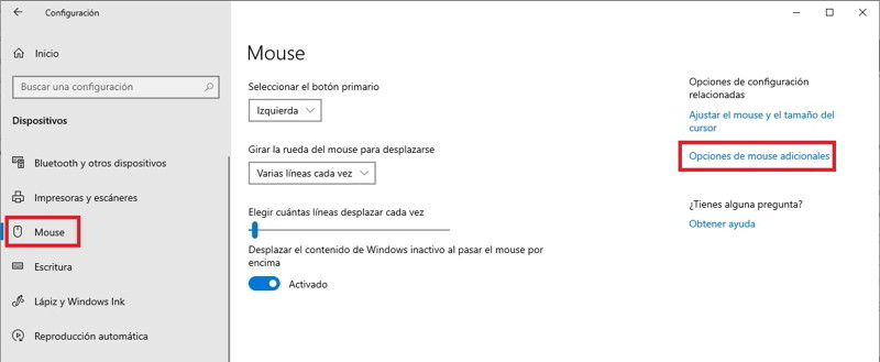 Cómo mejorar la precisión del ratón en Windows 10 3