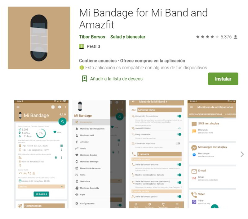 8 apps para sacar todo el partido a la Xiaomi Mi Band 8