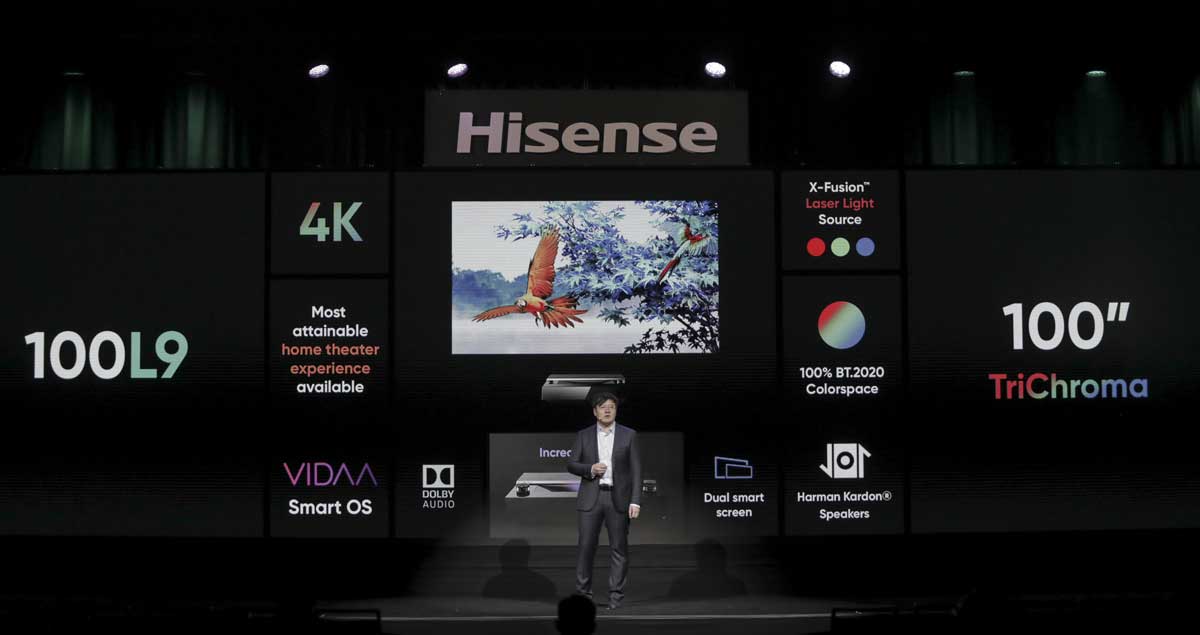 Hisense nos muestra cómo podrían ser los televisores del futuro