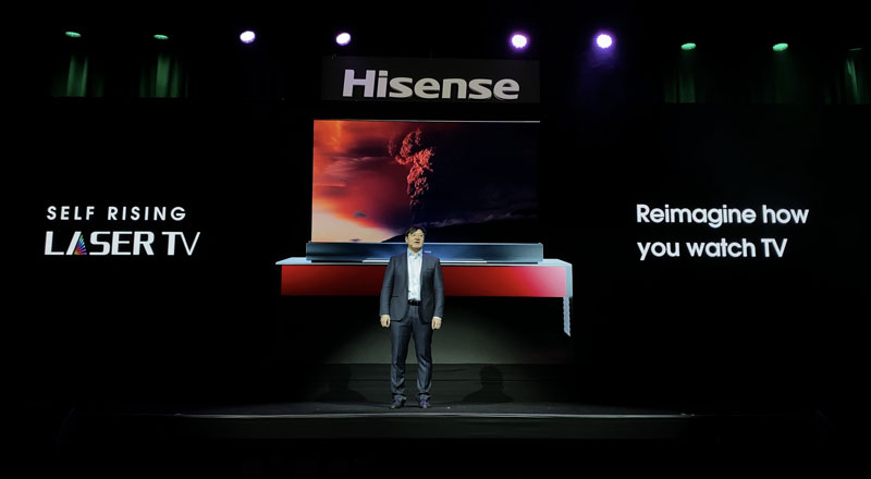 nuevos Laser TV de Hisense Self-Rising
