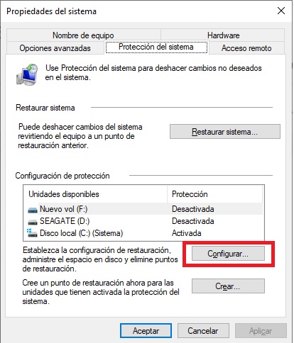 precauciones más importantes de Windows 10 2