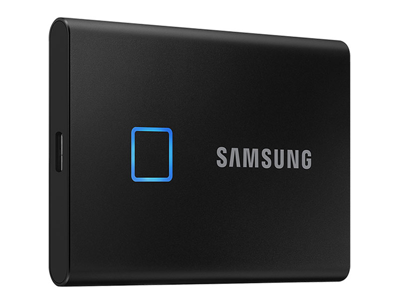 presentación Samsung T7 Touch SSD color negro