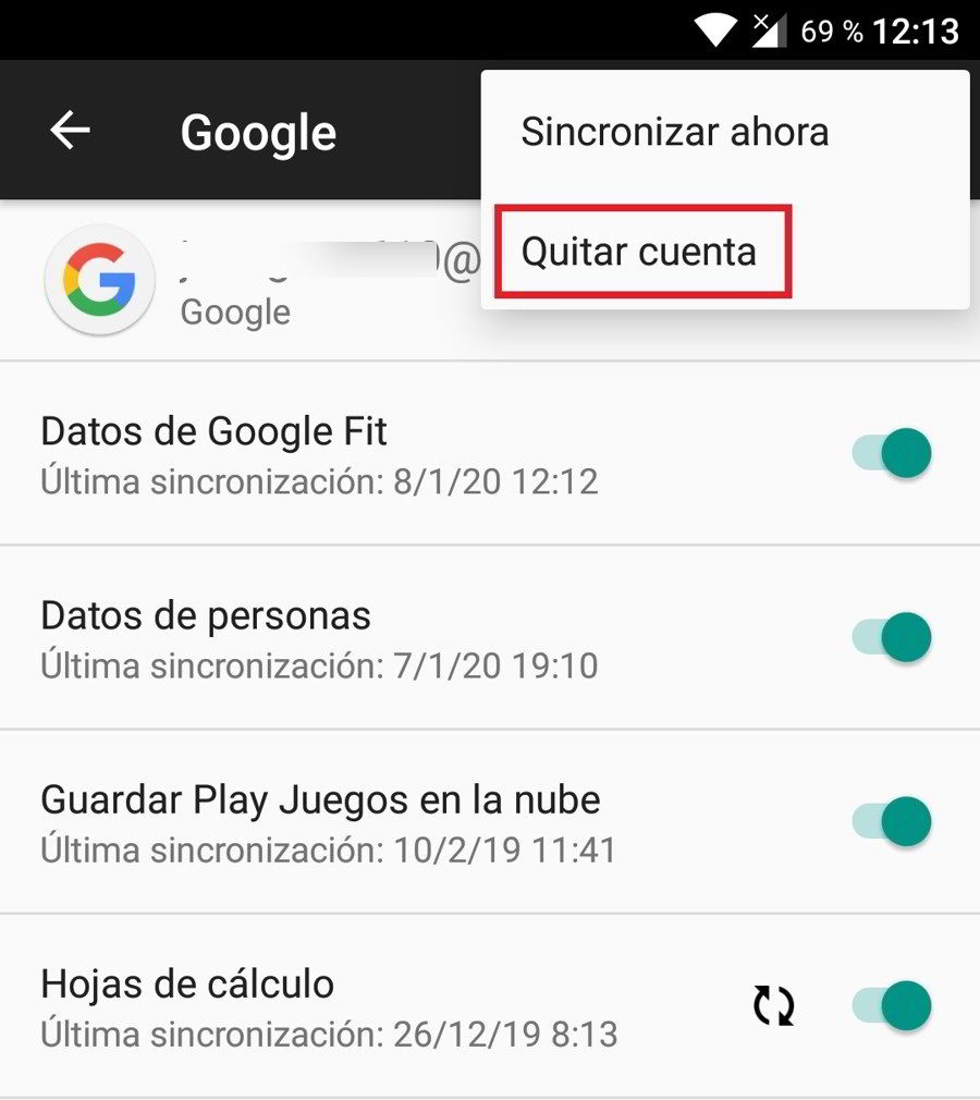 Problemas al acceder a Gmail con el movil 1