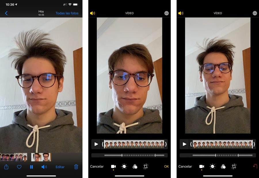 Los mejores trucos para sacar slofies o selfies en cámara lenta en el iPhone 2 slofies_iphone_11_editar