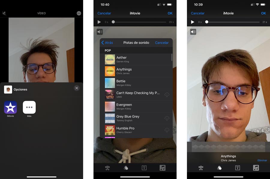 Los mejores trucos para sacar slofies o selfies en cámara lenta en el iPhone 3 sonido_slofies