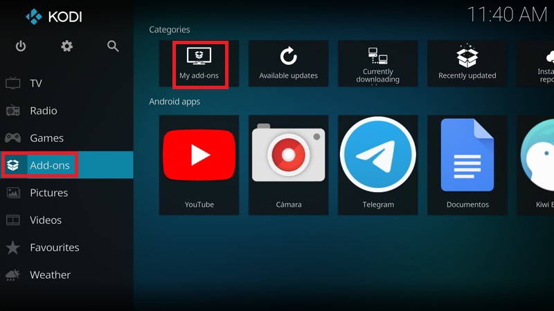 Cómo ver la tele con tu móvil usando Kodi 2