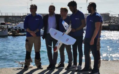 Así es el primer vuelo de drones con 5G en un entorno urbano
