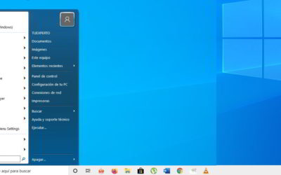 Vuelve al pasado con este menú de Windows 7 para Windows 10