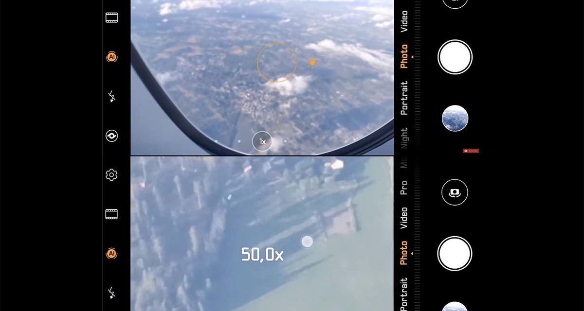 Así se ve la Tierra desde un avión con el zoom del Huawei P30 Pro