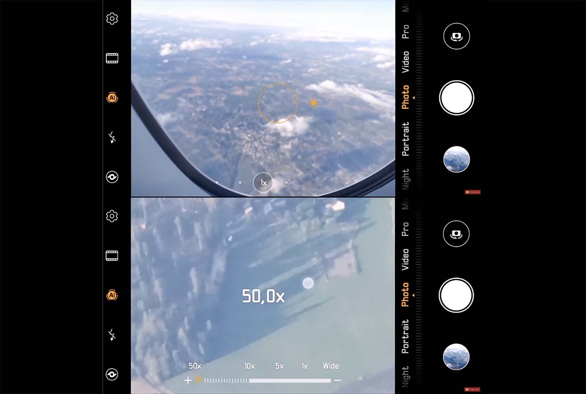 Así se ve la Tierra desde un avión con el zoom del Huawei P30 Pro