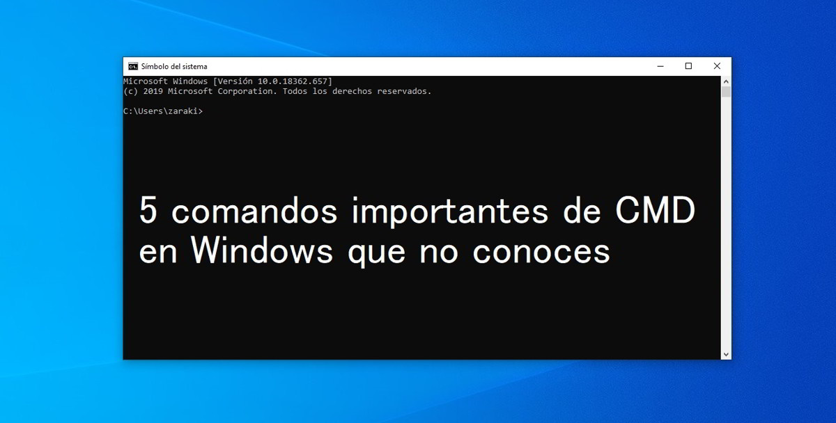 5 comandos importantes de CMD en Windows que no conoces 1