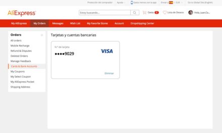 Cómo añadir y configurar una tarjeta en AliExpress en 2020