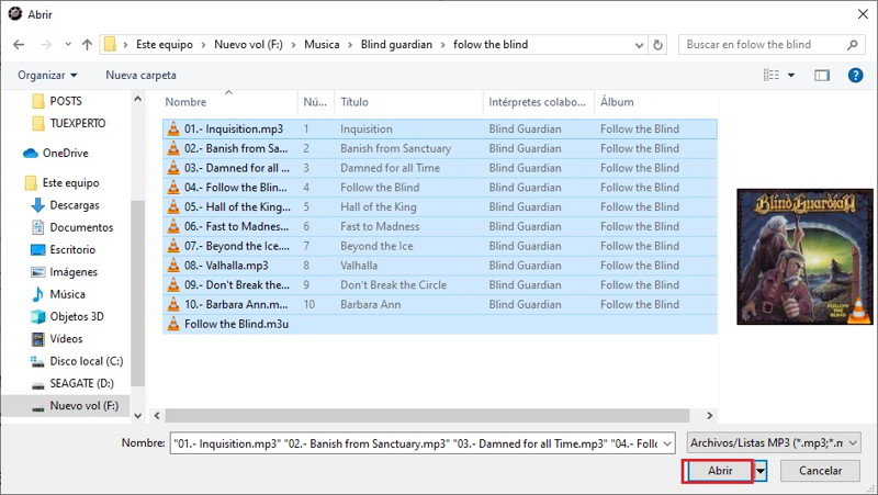 añadir archivos MP3 para normalizar el volumen 2