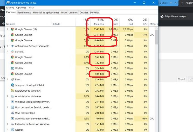 ¿Qué navegador consume más memoria RAM, Chrome, Firefox o Microsoft Edge? 1