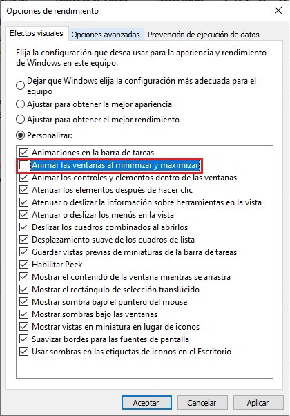 como acelerar el menu inicio y los programas de windows 10