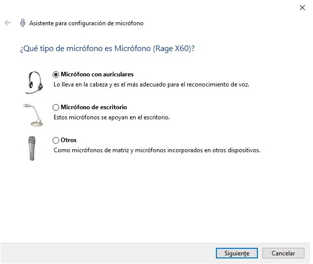 configurar y usar el reconocimiento de voz en Windows 10 3