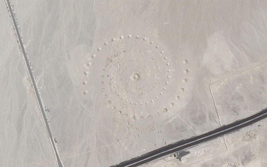 Extraño arte del desierto