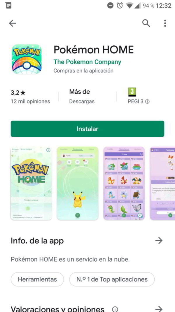 Cómo descargar Pokémon Home para intercambiar Pokémon de diferentes juegos