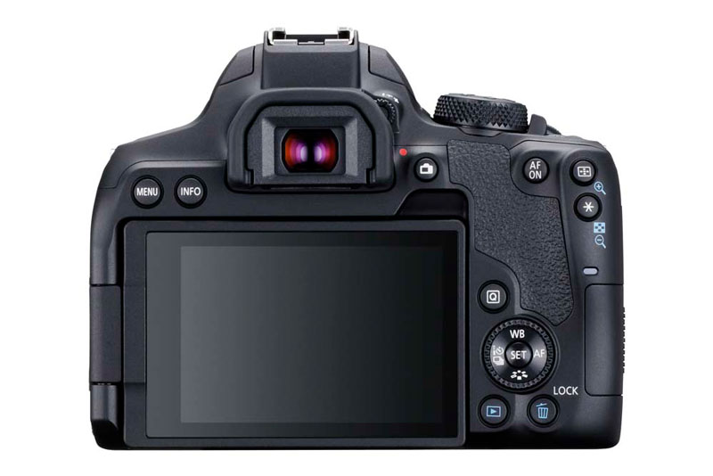 lanzamiento Canon EOS 850D trasera