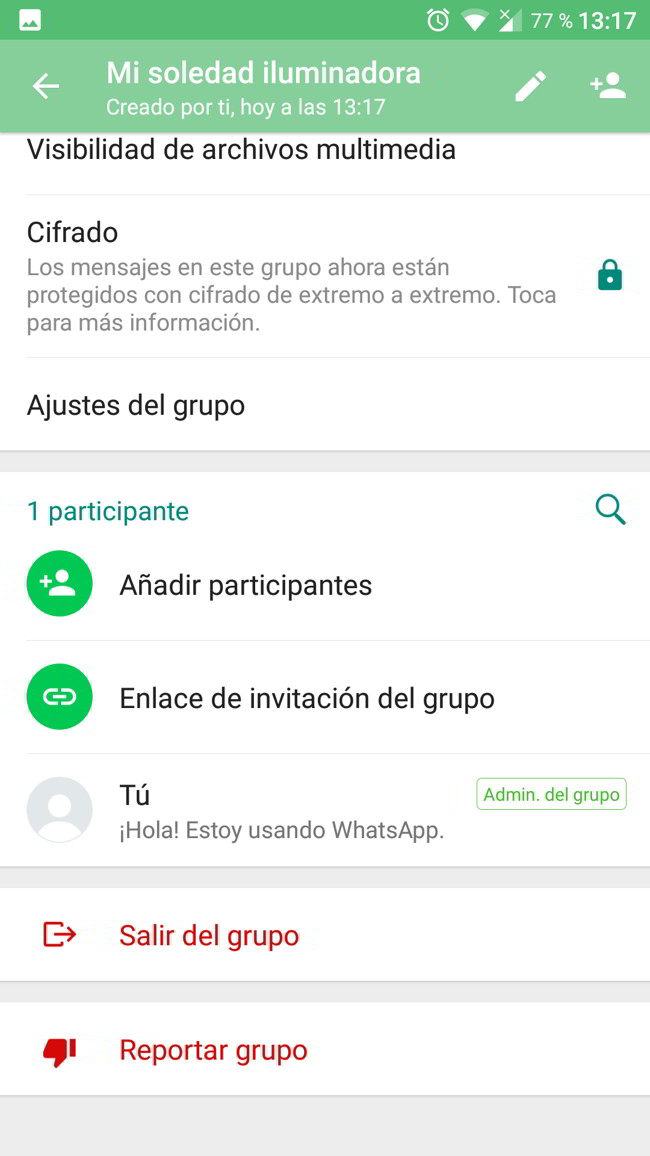 mandarte un mensaje de WhatsApp a ti mismo 2