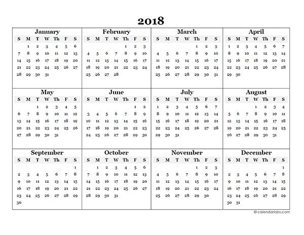 Plantillas de calendario anual para office 1