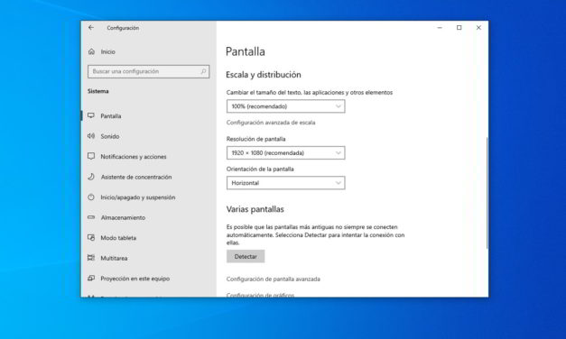 Solución si Windows 10 no deja cambiar la resolución de la pantalla