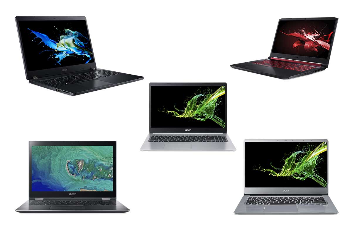 5 portátiles de Acer para trabajar desde casa