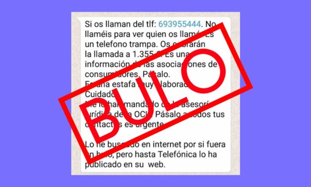 Mala hierba nunca muere: vuelve la estafa de los 1500 euros de WhatsApp