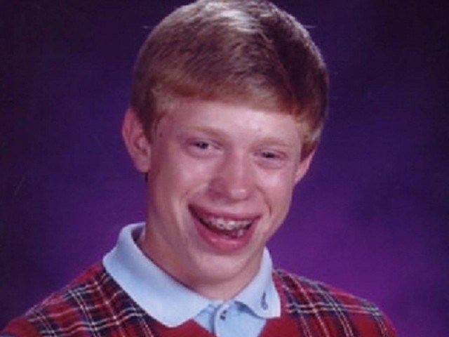 bad luck brian meme