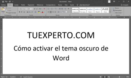 Cómo activar el modo oscuro de Microsoft Word