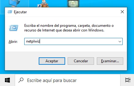 inicio de sesion automatico en Windows 10 1