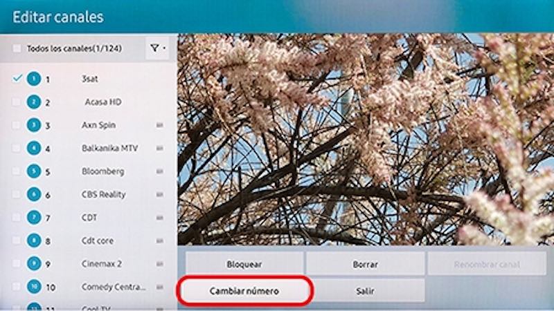 Cómo resintonizar y ordenar los canales manualmente en un TV Samsung 3