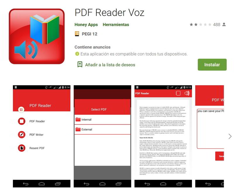 PDF Reader Voz