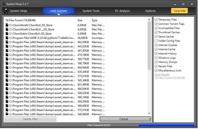 5 alternativas a CCleaner para limpiar y acelerar tu portátil gratis 6 System Ninja