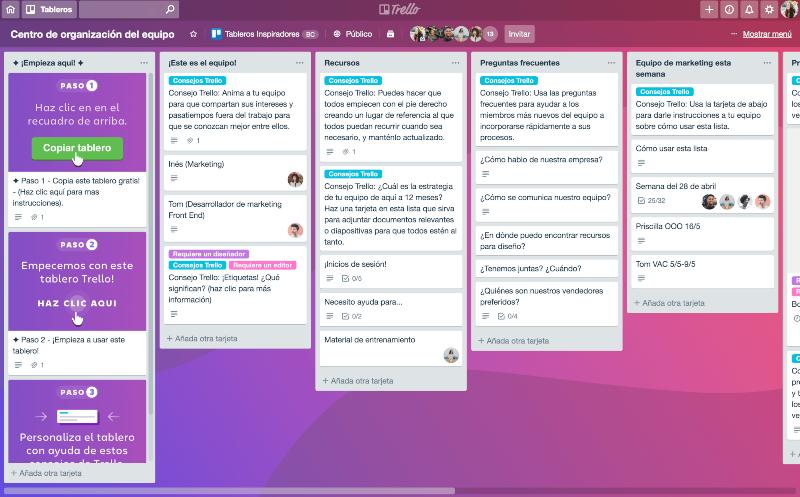 Trello en portátil Lenovo