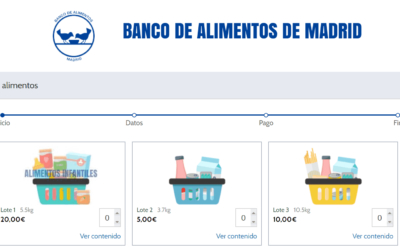 Los madrileños se vuelcan con la recogida online del Banco de Alimentos