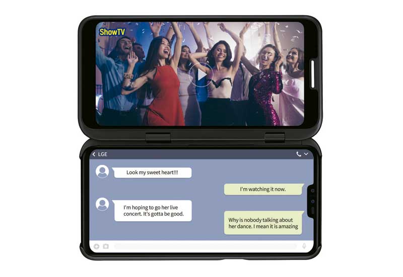cómo aprovechar un móvil con doble pantalla para llevar mejor la cuarentena serie y chat