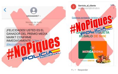 Cuidado con los falsos SMS de Media Markt o Mercadona