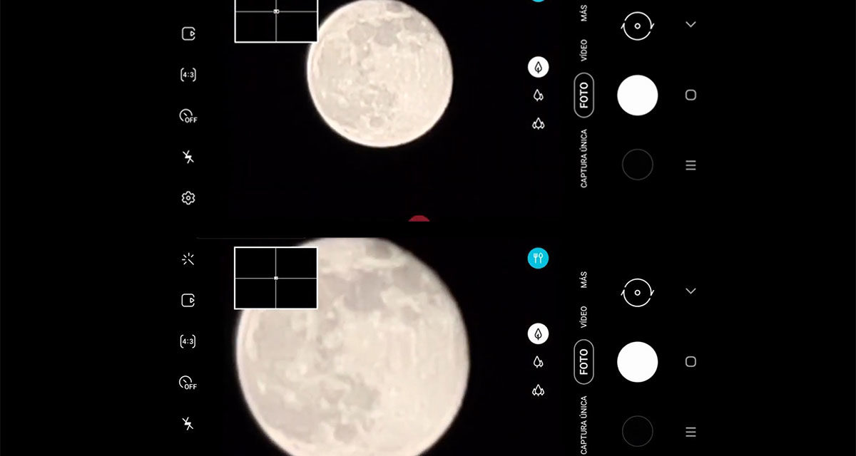 Así de sorprendente se ve la Luna con el zoom del Galaxy S20 Ultra