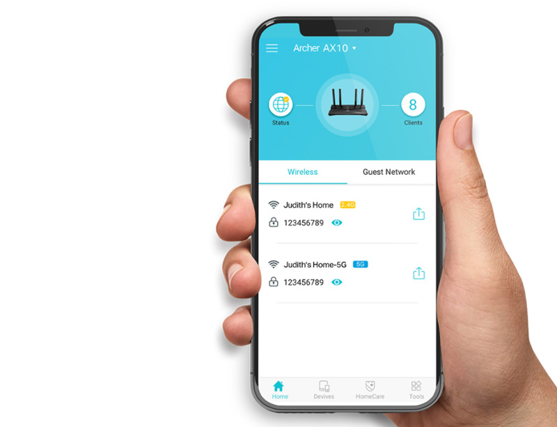 oficial TP-Link Archer AX10 aplicación