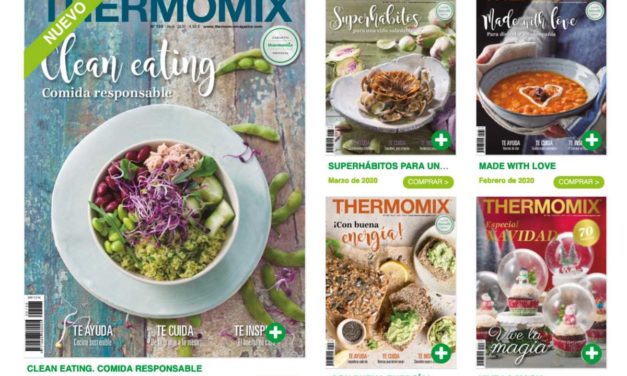 Consigue todas las recetas de la revista de la Thermomix gratis por el encierro