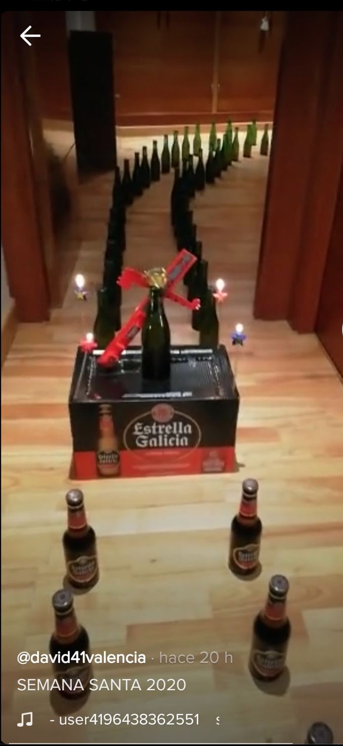 La Semana Santa tiene sus propios pasos y procesiones en Tik Tok 2 Semana Santa Tik Tok