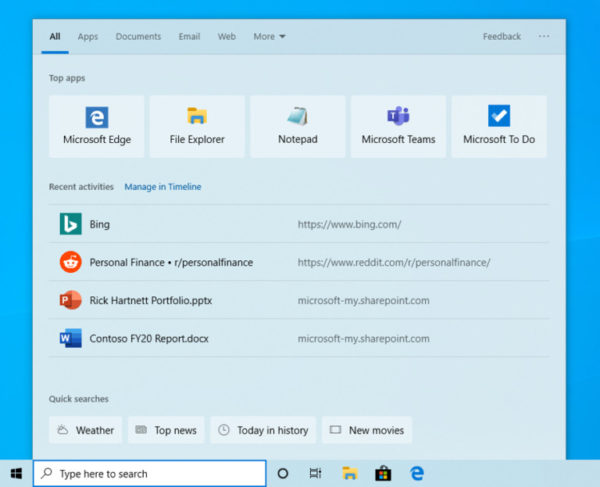 windows 10 20h1 0
