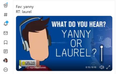 ¿Escuchas Yanny o Laurel? El nuevo reto que está revolucionando Internet