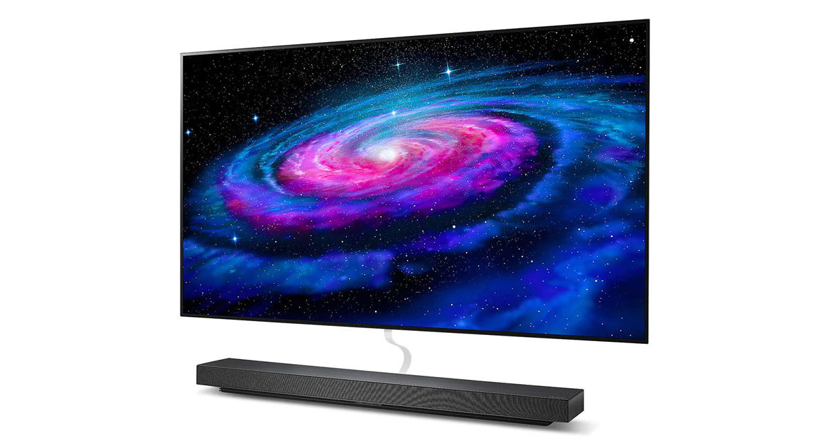 LG OLED WX, el televisor que se pega a la pared tiene nueva barra de sonido