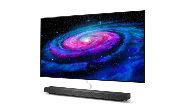 LG OLED WX, el televisor que se pega a la pared tiene nueva barra de sonido