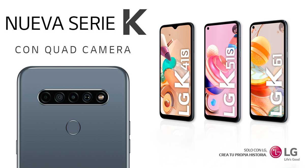 Cuatro cámaras, gran pantalla y entretenimiento por muy poco, así es la nueva Serie K 2020 de LG