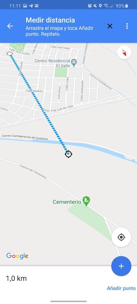 google maps 1 kilometro de casa 2