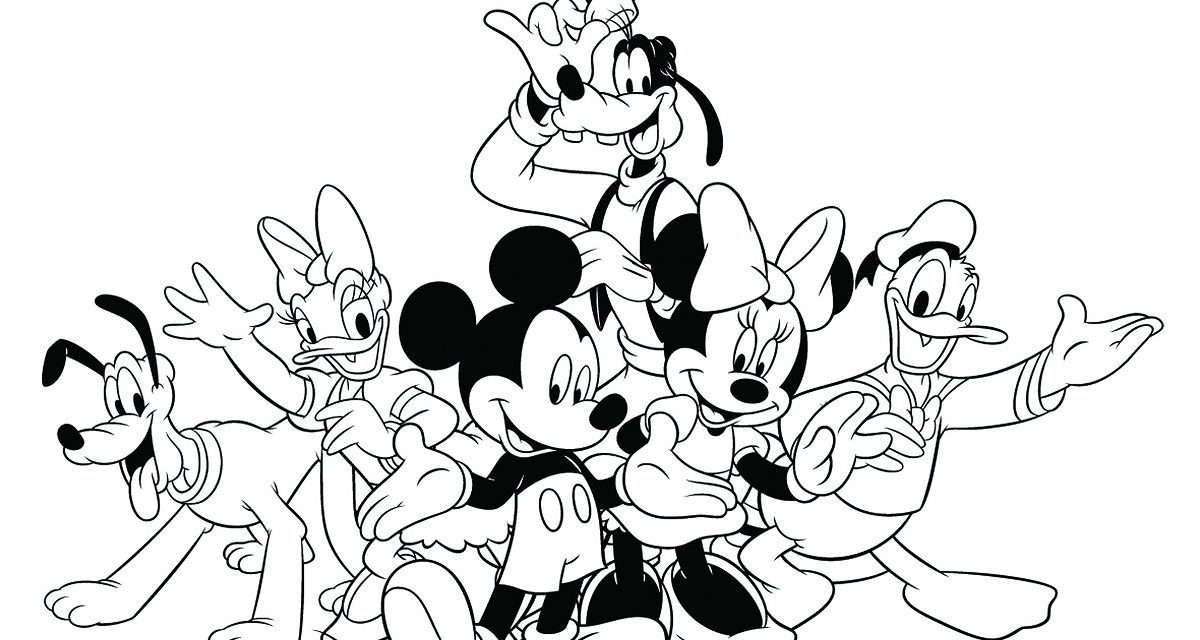 Más de 300 dibujos Disney para colorear que puedes descargar e imprimir